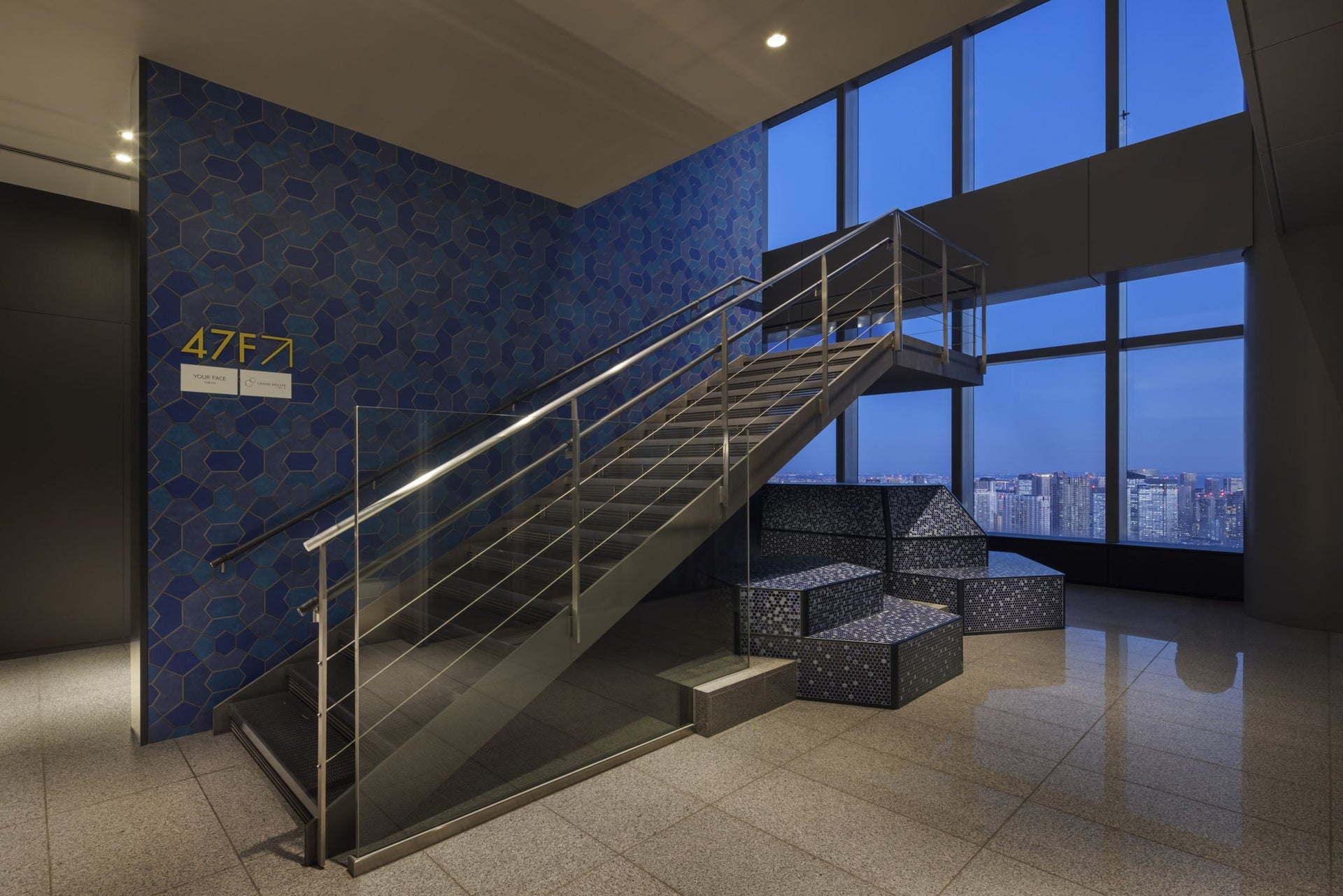 カレッタ汐留 リニューアル 46階「SKY VIEW」「エントランス」2